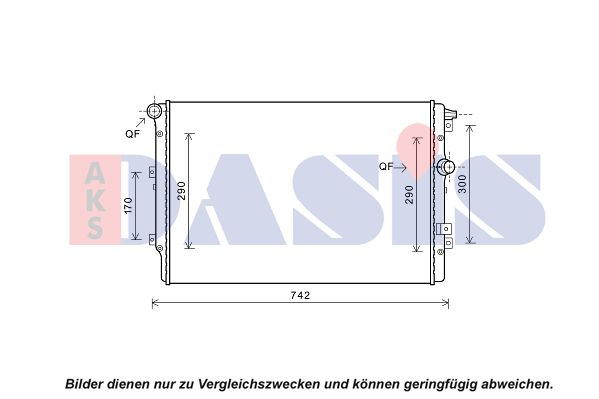 AKS DASIS Radiators, Motora dzesēšanas sistēma 040059N